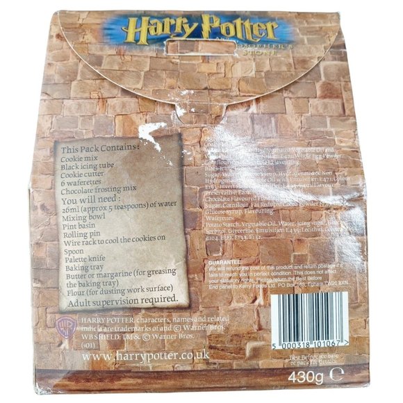 Vintage Harry Potter Owl Messenger Cookie Kit 2001 from UK Philosopher's Stone - Picture 4 of 11